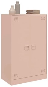 Aparador 67x39x107 cm aço rosa