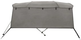 Toldo de 4 arcos Bimini c/ paredes laterais 243x(200-213)x137cm