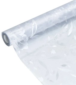 Películas para janela 2 pcs PVC fosco padrão de flor