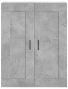 Armário alto 69,5x34x180 cm derivados de madeira cinza cimento