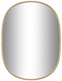 Espelho de parede 40x30 cm dourado