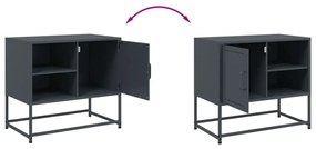 Móvel de TV 100,5x39x60,5 cm aço rosa