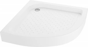 Mexen Rio base de duche semicircular 70 x 70 cm, branco - 47107070