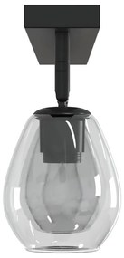 Luminárias de Teto com Lâmpada de Vidro Ajustável Anthracite E27