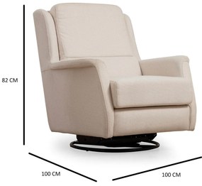 Cadeira Wing Costor – Branco – 100x100x82 cm