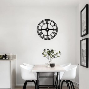 Relógio de Parede Decorativo Watch-002 – Preto – 48 x 48 cm