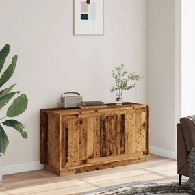 vidaXL Aparador 102x35x55 cm derivados de madeira madeira velha