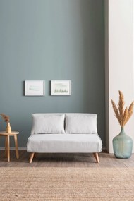 Sofá-Cama 2 Lugares Folde – Branco – 120 x 180 cm
