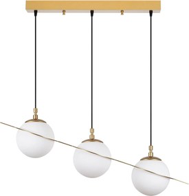 Chandelier Hug – Dourado – 76x167x17 cm