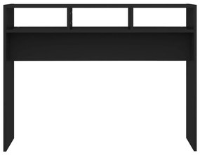 Mesa consola 105x30x80 cm derivados de madeira preto