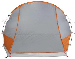 Tenda de campismo p/ 2 pessoas impermeável cinzento/laranja