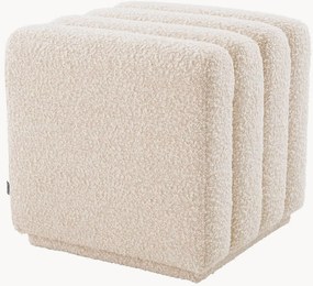 Pufe em bouclé Bente