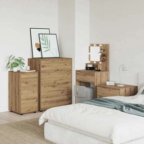 vidaXL Armário de arrumação Carvalho Artesanal 40 x 48 x 81 cm