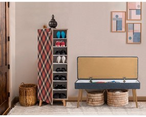 Conjunto de Mobiliário de Entrada Vegas – Sonomo/Dark Blue – Sapateira