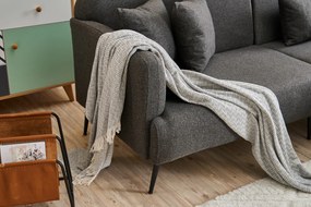 Sofá de Canto Revos – Antracite – 250 cm x 86 cm x 100 cm