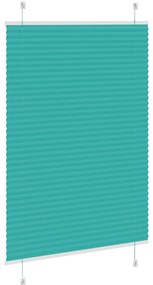 Gasolina verde Plissada Cega 90x150 cm Largura Tecido 89,4 cm