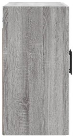Armário de parede 60x31x60 cm derivados madeira cinzento sonoma