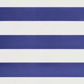 Toldo retrátil automático com 4x3 m azul e branco