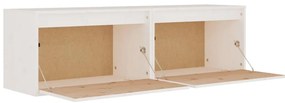 Armários de parede 2 pcs 60x30x35 cm pinho maciço branco