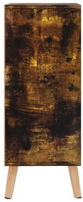 Aparador 60x30x72 cm derivados de madeira carvalho fumado