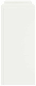 Conjunto de 2 Suportes de Plantas ao Ar Livre em branco, 24x24x55 cm,