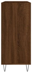 Armário p/ discos 84,5x38x89cm deriv. madeira carvalho castanho