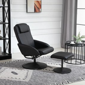 Poltrona Relax Reclinável até 145° com Banco de Apoio para os Pés Polt