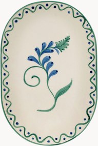 Travessa pintada à mão Indigo Flora