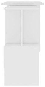 Secretária de canto 200x50x76 cm derivados de madeira branco