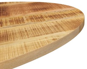 Tampo de mesa oval 80x40x2,5 cm madeira de mangueira maciça