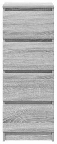 Aparador 37,5x35x99 cm derivados de madeira cinzento sonoma