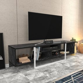 Móvel TV Asal – Preto/Branco – 150x35,2x40 cm