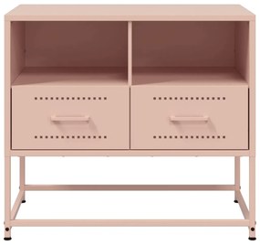 Móvel de TV 68x39x60,5 cm aço rosa