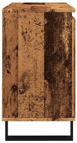Armário lavatório WC 65x33x60cm derivados madeira madeira velha
