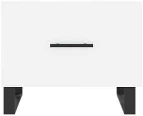 Mesa de centro 50x50x40 cm derivados de madeira branco