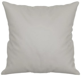 Almofadas decorativas 2 pcs 40x40 cm microfibra cinzento-claro