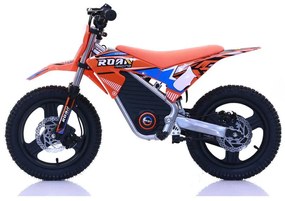 Mini moto elétrica para crianças Minicross electrica 350W 14/14" Warrior MX-E350 Laranja