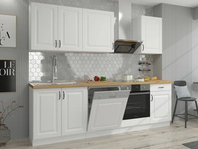Conjunto de cozinha modular Retro White 150