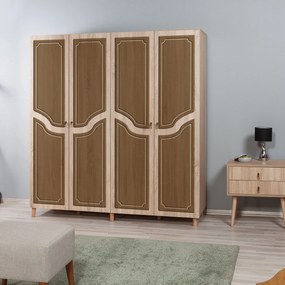 Guarda-roupa Imaj – Carvalho Sonoma – 180x192x52 cm