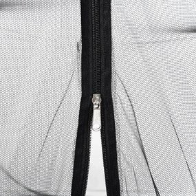 Rede mosquiteira para guarda-sol malha 220 Φ330x250 cm preto