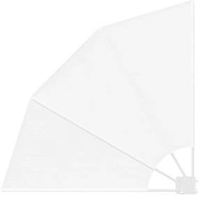 Tela de Privacidade para Varanda Branco 115 x 115 cm tecido