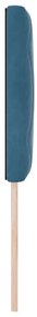 Cabeceira LED com design de blocos de diamante azul escuro, 80 cm