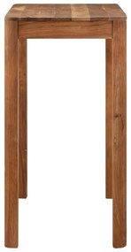 Mesa de bar acácia maciça c/ acabamento a mel 110x55x106 cm