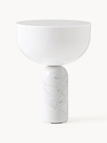 Candeeiro de mesa LED pequeno portátil e regulável em mármore Kizu