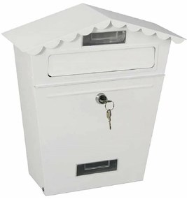 Caixa de correio EDM Aço Branco Classic (29,5 x 10,5 x 35,5 cm)