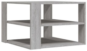 Mesa de centro 59,5x59,5x40 cm derivados madeira cinza sonoma