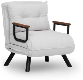 Sofá-Cama Sando – Branco – Medidas: Profundidade do Assento: 50 cm, La