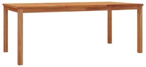 5 pcs conjunto de jantar p/ jardim madeira de teca maciça