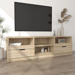 Móvel de TV 150x33,5x45cm madeira processada cor carvalho sonoma