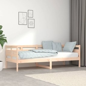 vidaXL Sofá-cama 80x200 cm madeira de pinho maciça